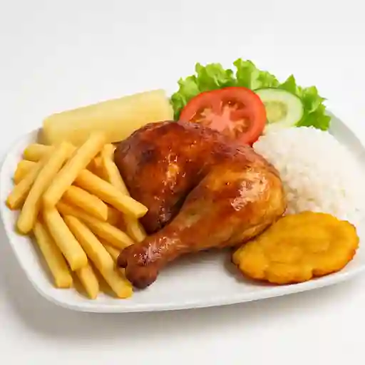 Bandeja de pollo asado