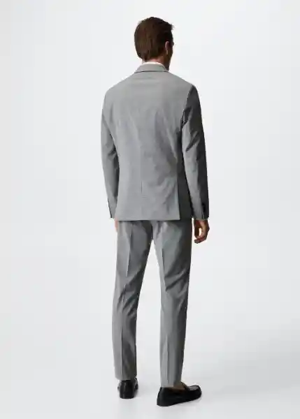 Traje Formal Americana Brasilia Gris Talla 46 Hombre Mango