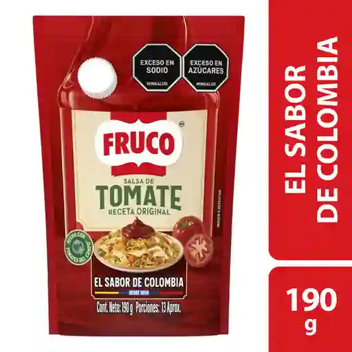 Salsa de Tomate Fruco Doypack 190 g