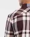 Camisa Plaid Manga Larga Rojo Merlot Ultraoscuro S Chevignon