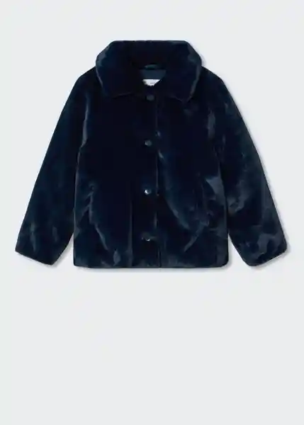 Abrigo Larisa Navy Talla 08 Niñas Mango