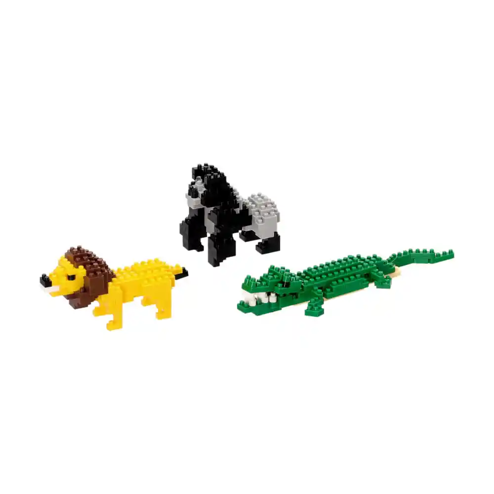 Mini Bloques Nivel 1 Animales Salvajes