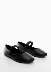 Zapatos Ela Negro Talla 30 Niña Mango