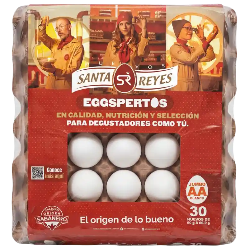 Santa Reyes Huevo Blanco AA 