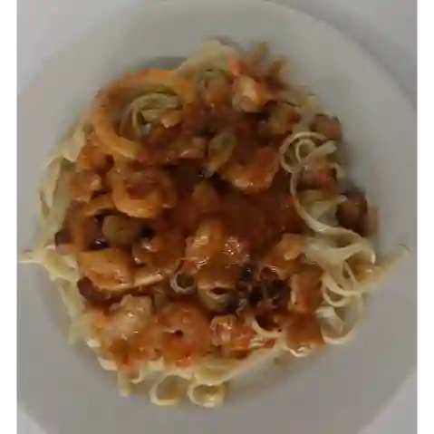 Pasta con Camarones