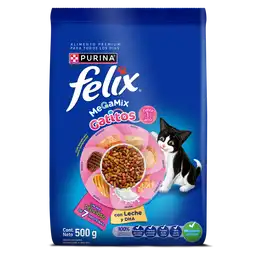 Comida para Gatitos Purina Felix Megamix x 500gr