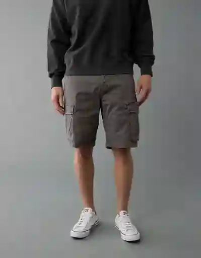 Bermuda Hombre Gris Talla: 34 7819020 American Eagle