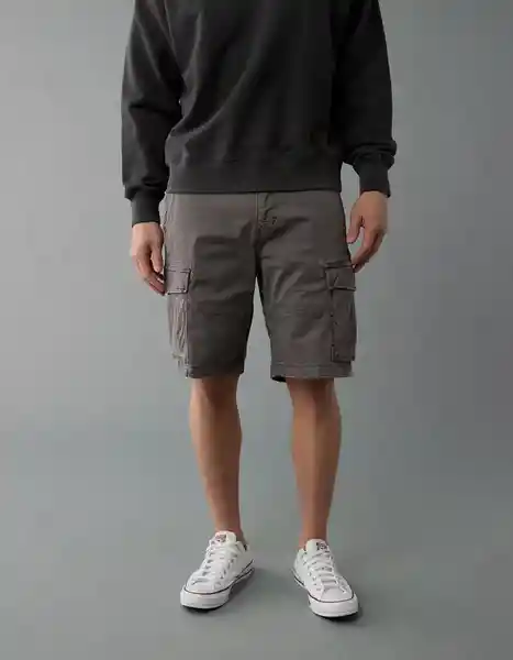 Bermuda Hombre Gris Talla: 34 7819020 American Eagle