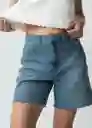 Short Aitana Mujer Azul Índigo Medio Talla 12 452G385 Naf Naf