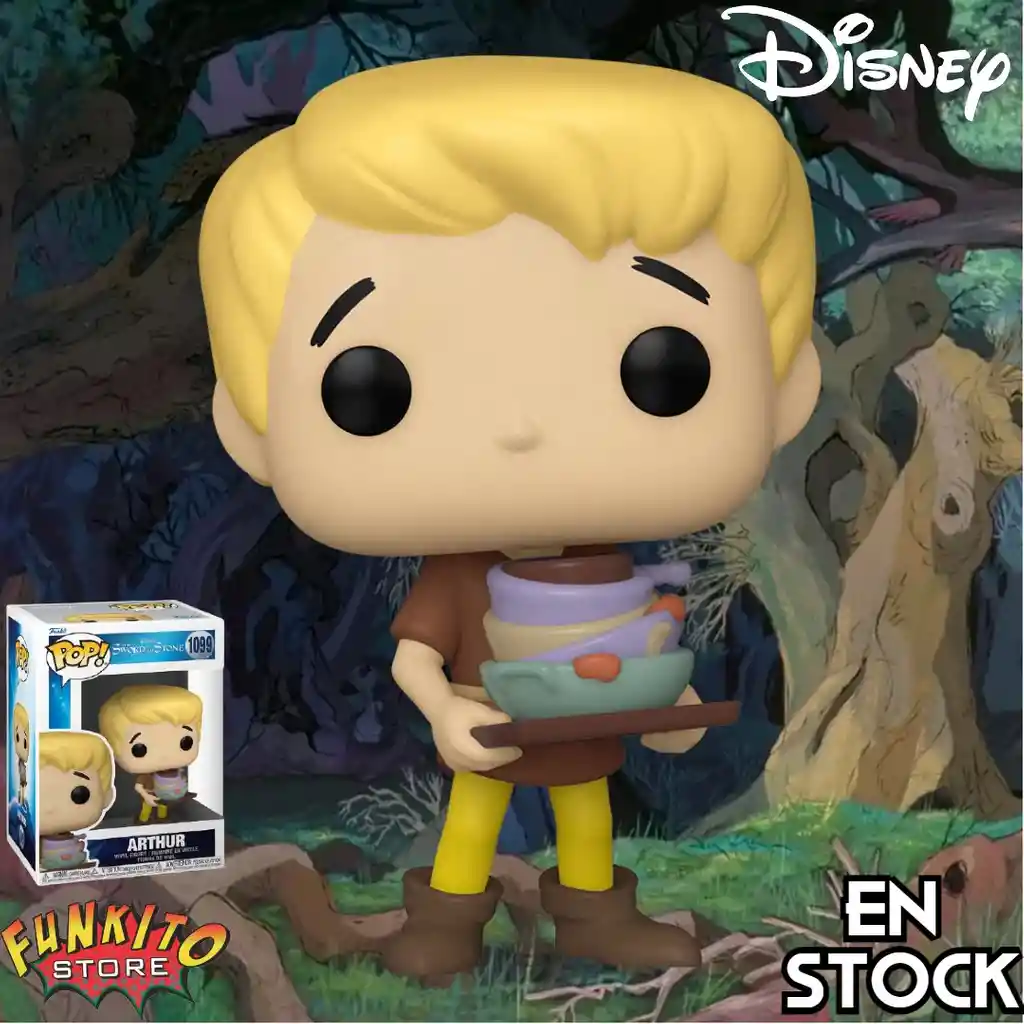 Funko Pop! Figura Colección Disney The Sword in The Stone Arthur