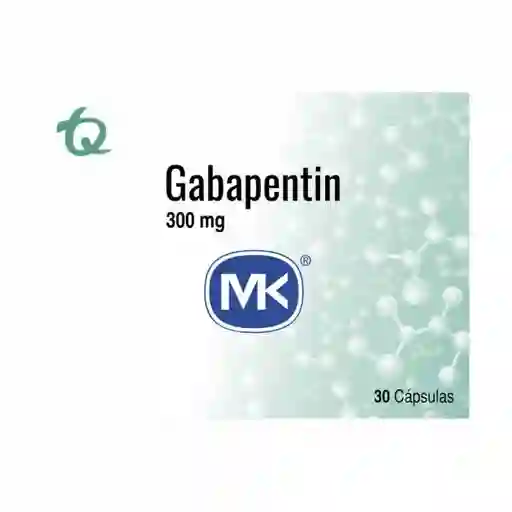 MK Gabapentin (300 mg) 30 Cápsulas