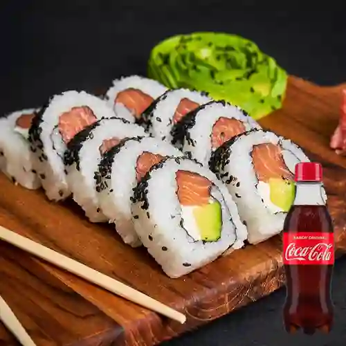 Philadelphia Roll (6 Bocados) + Cocacola Org 250ML