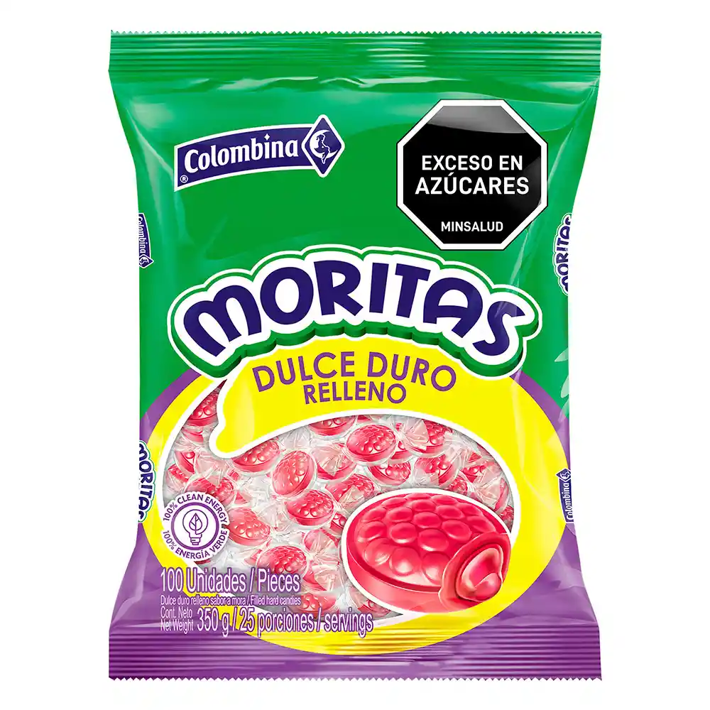 Moritas Dulce Duro con Relleno Líquido