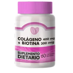 Biotina + Colágeno 300mcg + 400 Mg Cap Bland