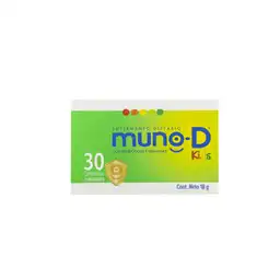 Muno-D Suplemento Alimenticio Kids con Probióticos y Vitaminas