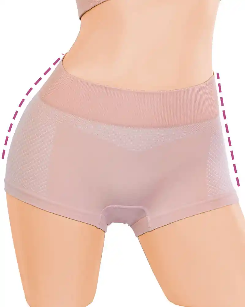 Boxer Full Support Para Mujer Piel 1s6396 Talla Xxl