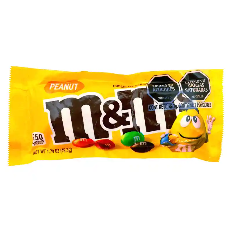 M&Ms Chocolates Rellenos de Maní