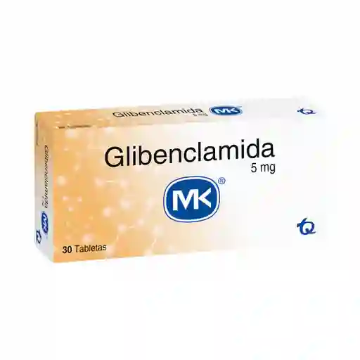 Mk Glibenclamida (5 mg) 30 Tabletas