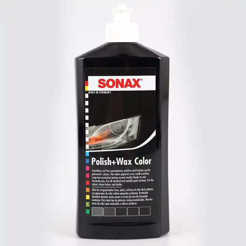 Cera Pulidora De Pintura Para Carro Color negro Sonax 500 Ml