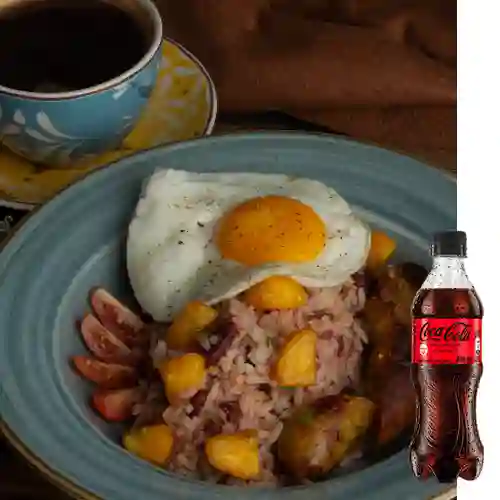 Combo Calentado Chorizo + Coca Cola Sin Azúcar 400 ml