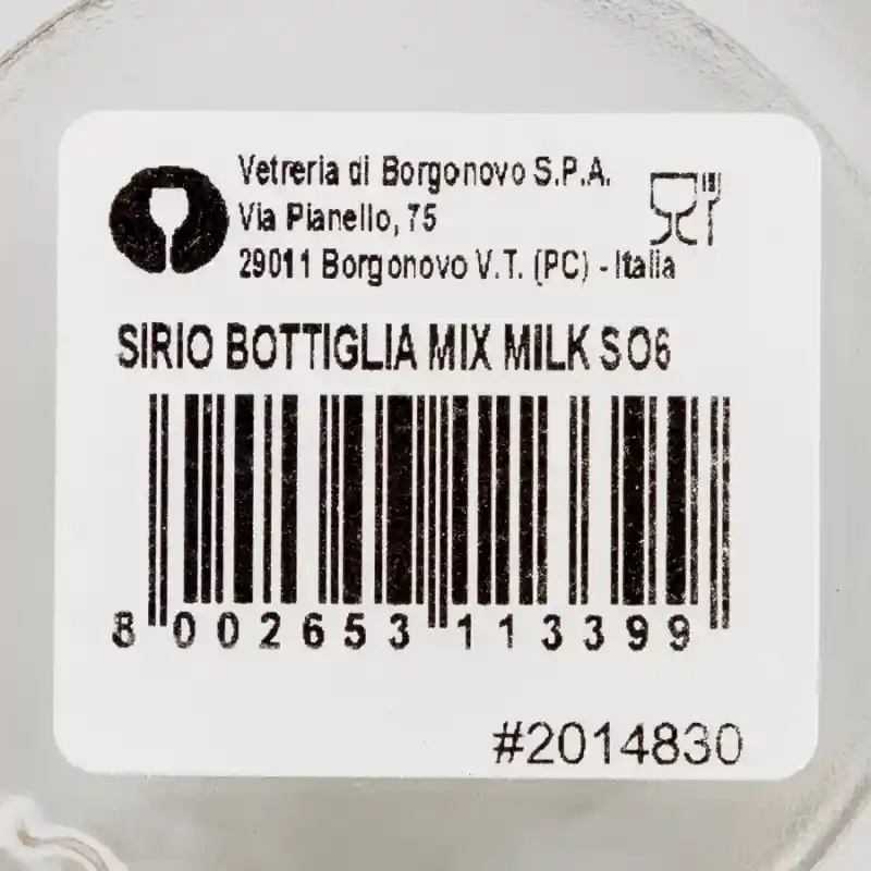 Borgonovo Botella Para Leche en Vidrio 311339