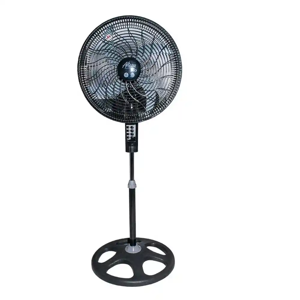 Ventilador de Pedestal Altezza 3 Velocidades Negro Asf-pg1877 Bl