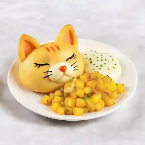 Cabeza de Gato con Suero y Queso