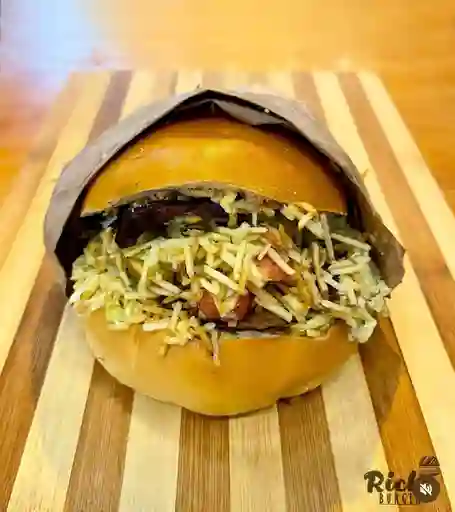 Hamburguesa Pollo y Carne