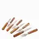 Ambiente Gourmet Set Tenedores y Cuchillo Acacia