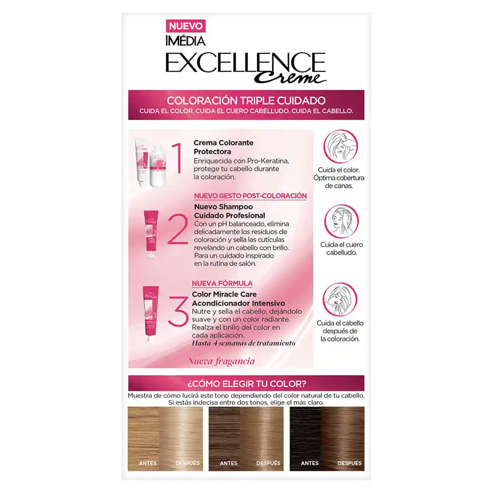 Loreal Paris-Excellence Creme Tinte Permanente para Cabello Tono 9.1 Rubio muy Claro Cenizo