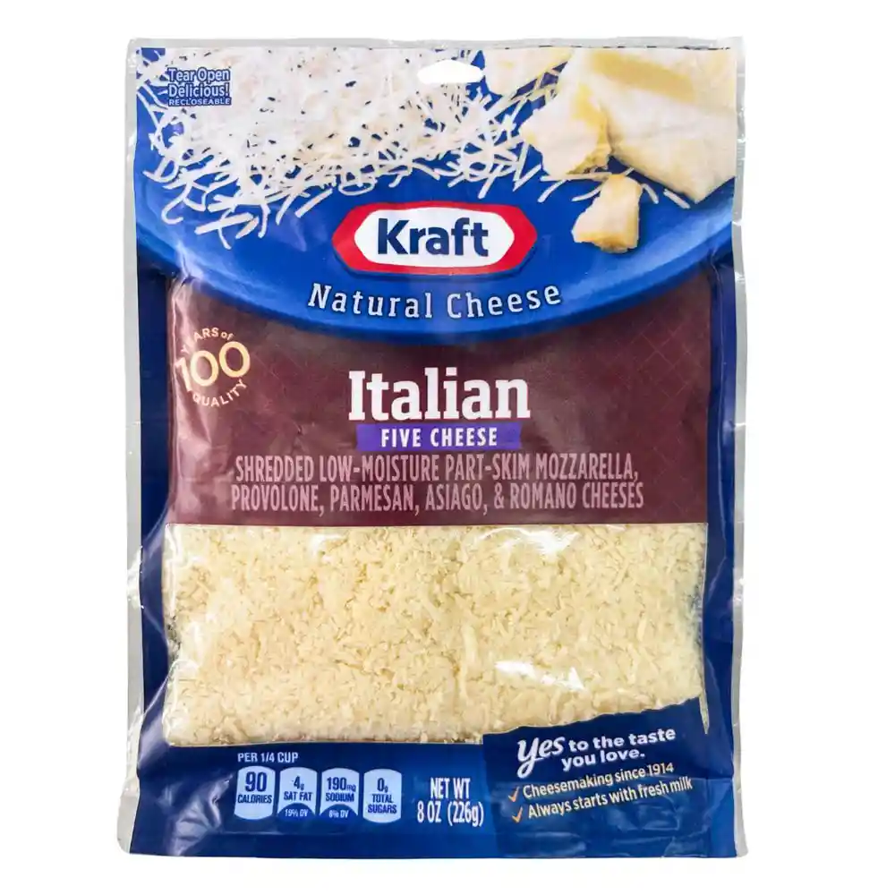 Queso Kraft Rallado Italiano Mezcla (226 Gr)