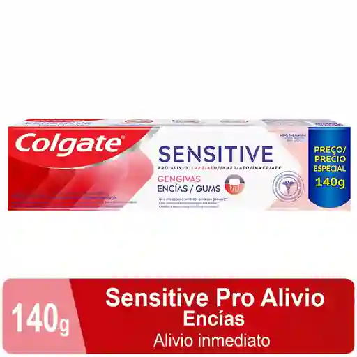 Crema Dental Sensibilidad Colgate Sensitive Pro Alivio 140 g