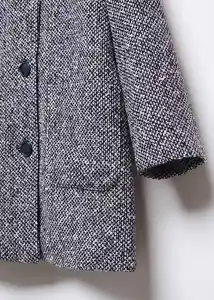 Abrigo Lyon Navy Talla 07 Niña Mango