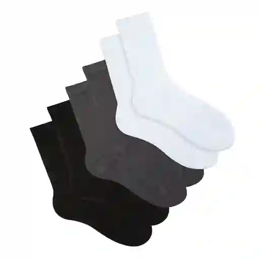 Medias Deportivas Largo Masculino New Sedicci X6 Punto Blanco