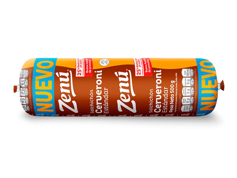 Zenú Salchichón Cerveroni Estándar 500 g