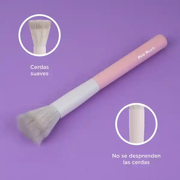 Brocha Para Rubor Serie Rosa Miniso