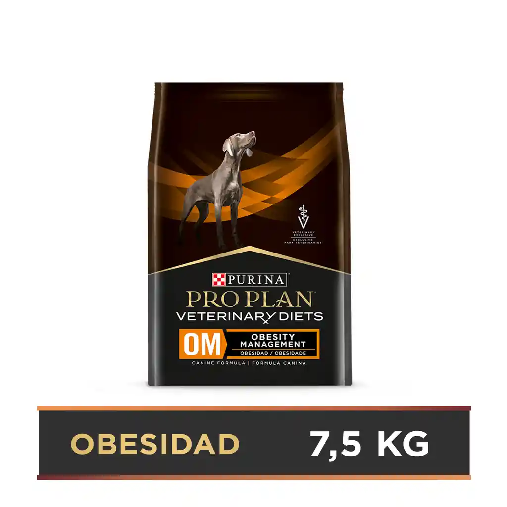 Comida para perro Purina Pro Plan Veterinary Diets OM Obesidad x 7,5 kg