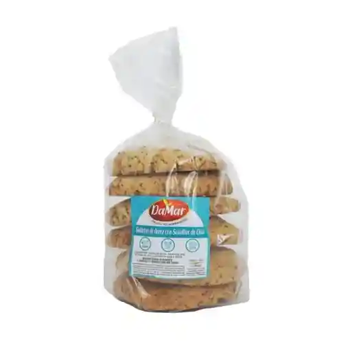 Galletas de Arroz Con Semillas de Chía X6 - Damar Snacks