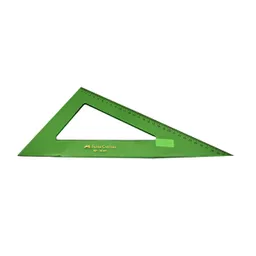 Faber Castell Regla Escuadra Verde