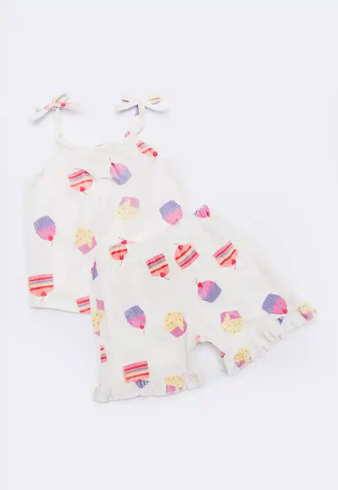 Conjunto Corto 6/9 Meses-estamp 2