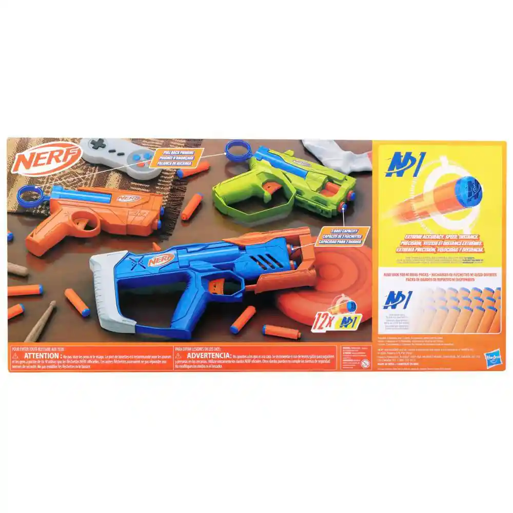 Nerf Lanzador Series Pack Triple Acción