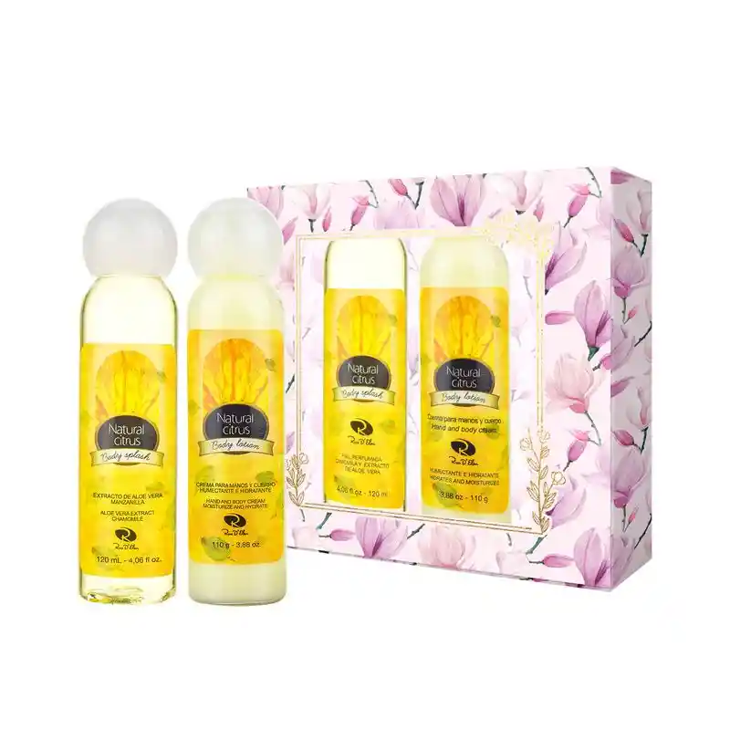 Ross D'Elen Set Body Splash Natural Citrus + Body Lotion
