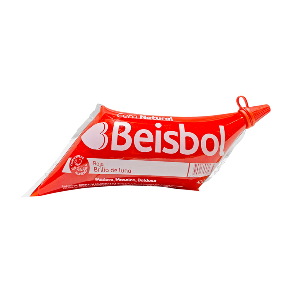 Beisbol Cera Natural Roja 400 ml