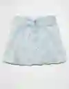 Falda Mujer Azul Talla: 8 5129915 American Eagle