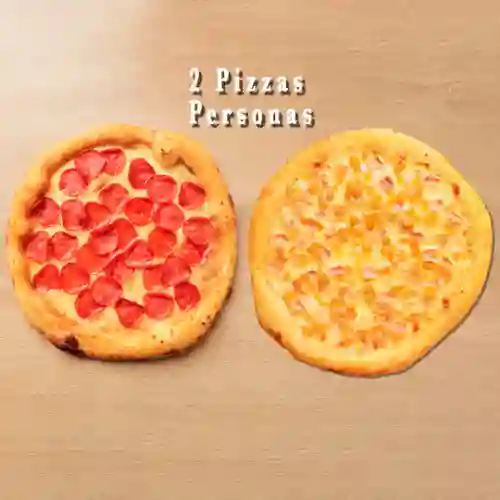 2 Pizzas Clásicas Personales