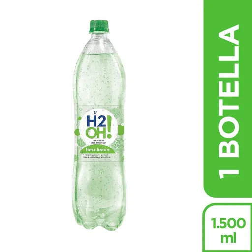 H2OH! Agua Saborizada Lima Limón con Gas