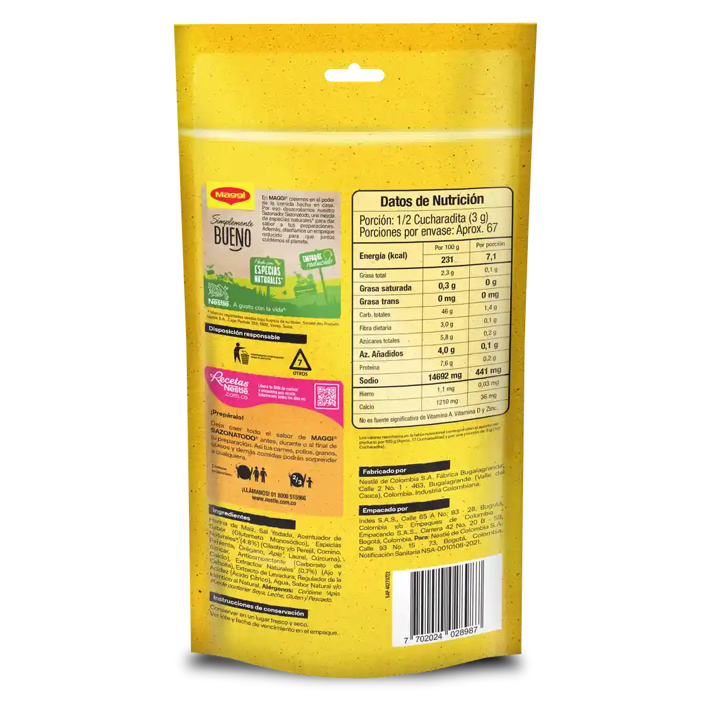 Sazonador MAGGI Sazonatodo x 200g