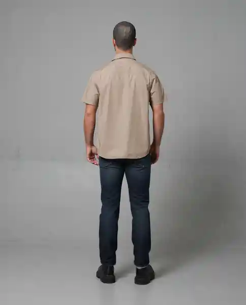 Camisa Hombre Beige S 110 110G001_BEI151306 Rifle