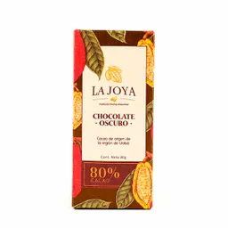 La Joya Barra de Chocolate 80%