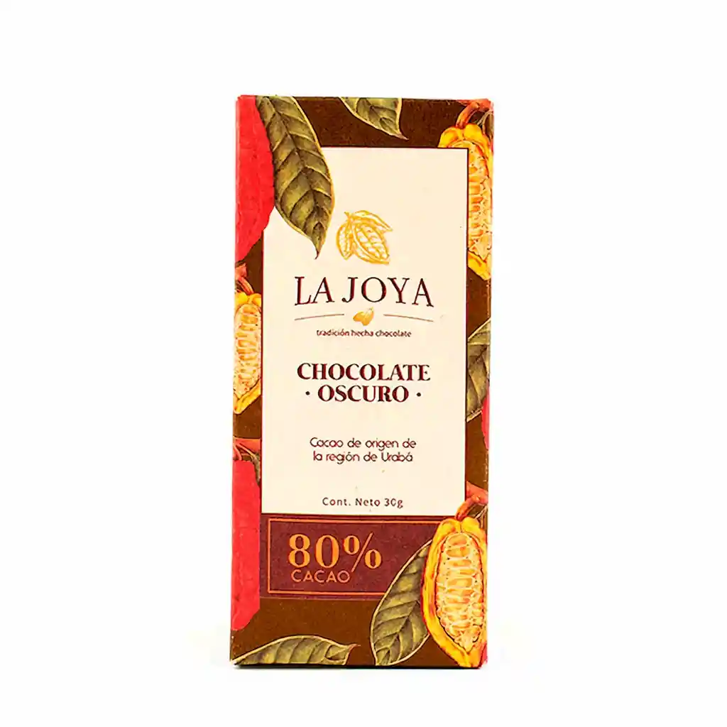 La Joya Barra de Chocolate 80%